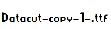 Datacut-copy-1-.ttf