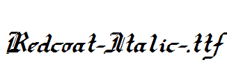 Redcoat-Italic-.ttf