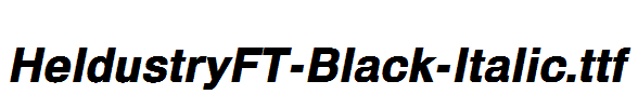 HeldustryFT-Black-Italic.ttf