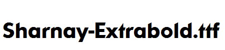 Sharnay-Extrabold.ttf