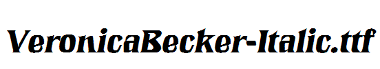 VeronicaBecker-Italic.ttf