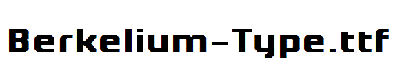 Berkelium-Type.ttf