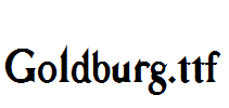 Goldburg.ttf