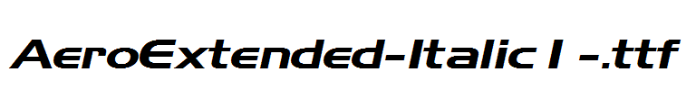 AeroExtended-Italic1-.ttf