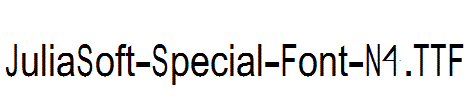 JuliaSoft-Special-Font-N4.ttf