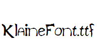 KlaineFont.ttf