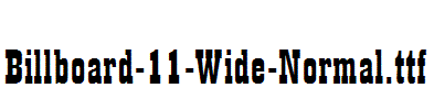 Billboard-11-Wide-Normal.ttf