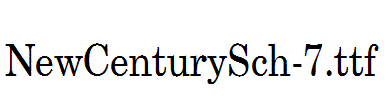 NewCenturySch-7.ttf