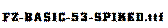 FZ-BASIC-53-SPIKED.ttf