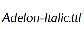 Adelon-Italic.ttf