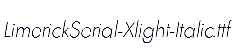 LimerickSerial-Xlight-Italic.ttf