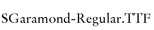 SGaramond-Regular.ttf