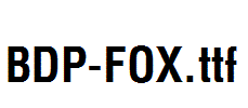 BDP-FOX.ttf