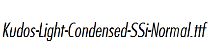 Kudos-Light-Condensed-SSi-Normal.ttf