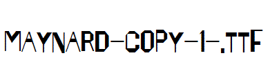 Maynard-copy-1-.ttf