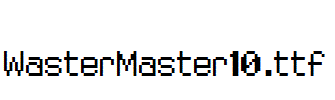 WasterMaster10.ttf