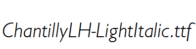 ChantillyLH-LightItalic.ttf