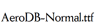 AeroDB-Normal.ttf