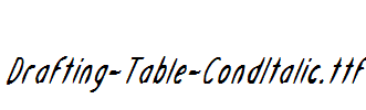 Drafting-Table-CondItalic.ttf