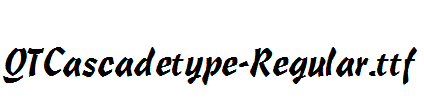 QTCascadetype-Regular.ttf