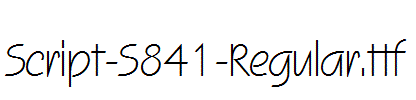 Script-S841-Regular.ttf