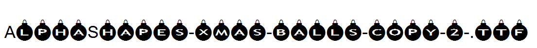 AlphaShapes-xmas-balls-copy-2-.ttf