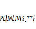 PlainLines.ttf