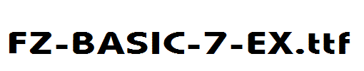 FZ-BASIC-7-EX.ttf