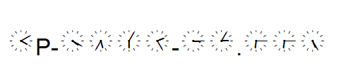 SP-Uhr6-DB.ttf