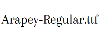 Arapey-Regular.ttf