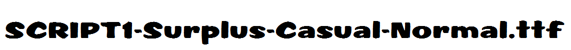 SCRIPT1-Surplus-Casual-Normal.ttf