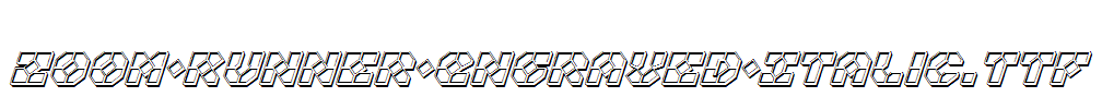 Zoom-Runner-Engraved-Italic.ttf