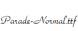 Parade-Normal.ttf