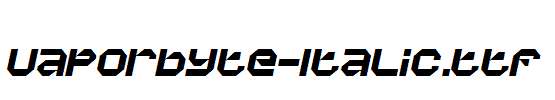 Vaporbyte-Italic.ttf