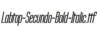 Labtop-Secundo-Bold-Italic.ttf