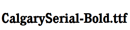 CalgarySerial-Bold.ttf