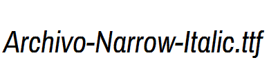 Archivo-Narrow-Italic.ttf