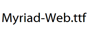 Myriad-Web.ttf