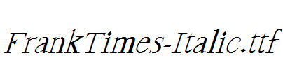 FrankTimes-Italic.ttf