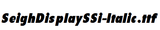 SeighDisplaySSi-Italic.ttf