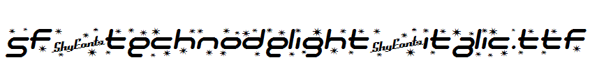 SF-Technodelight-Italic.ttf