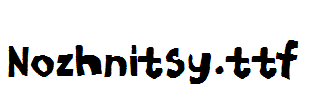 Nozhnitsy.ttf