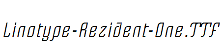 Linotype-Rezident-One.ttf