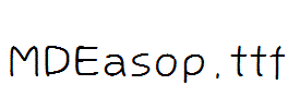 MDEasop.ttf