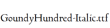 GoundyHundred-Italic.ttf