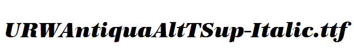 URWAntiquaAltTSup-Italic.ttf