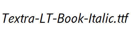 Textra-LT-Book-Italic.ttf