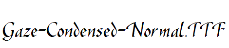 Gaze-Condensed-Normal.ttf