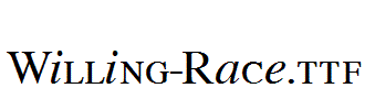 Willing-Race.ttf