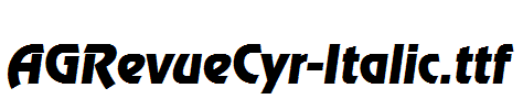 AGRevueCyr-Italic.ttf